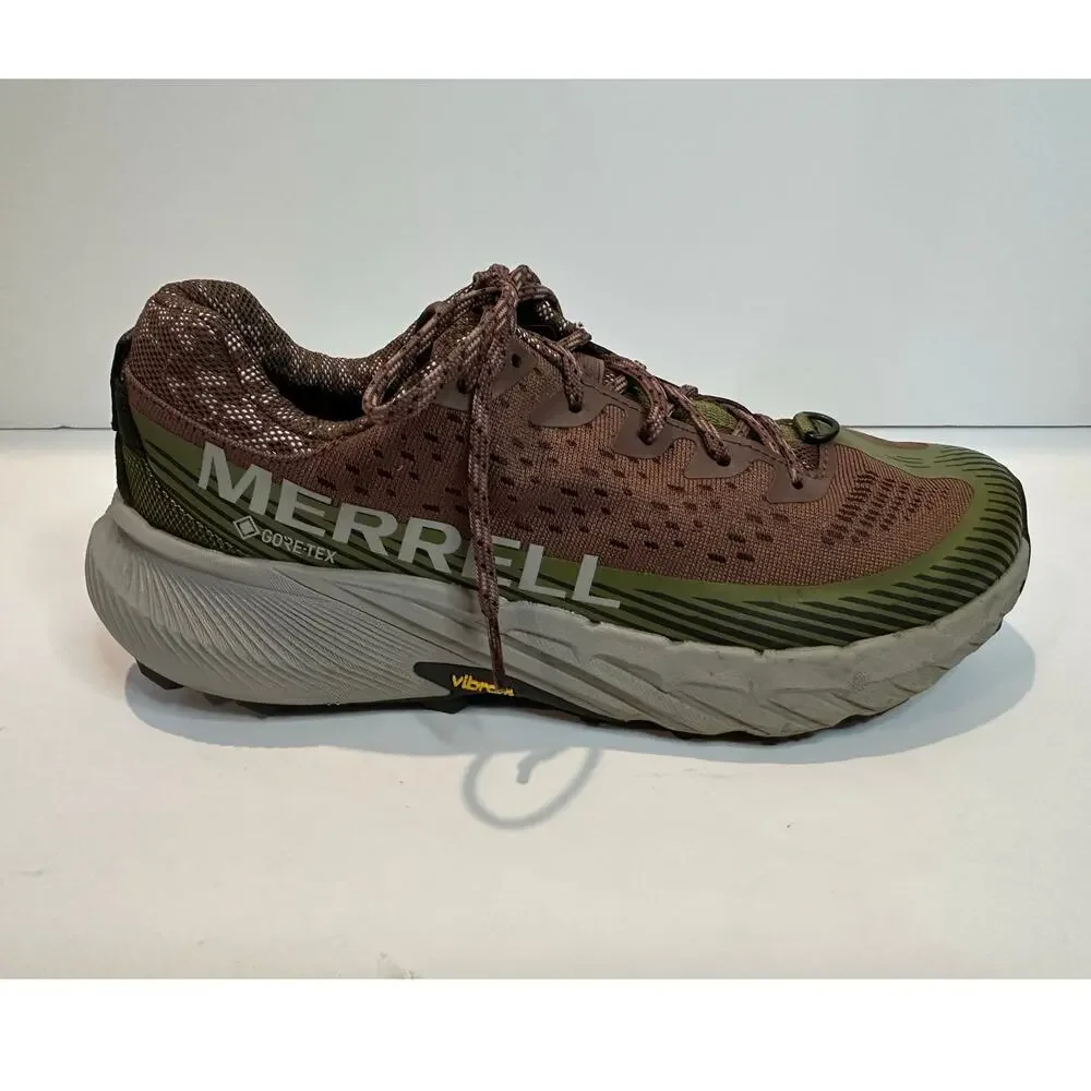 Merrell Agility Peak 5 GORE-TEX Trail Running Shoes Women's 9 Brown Outdoor Gear